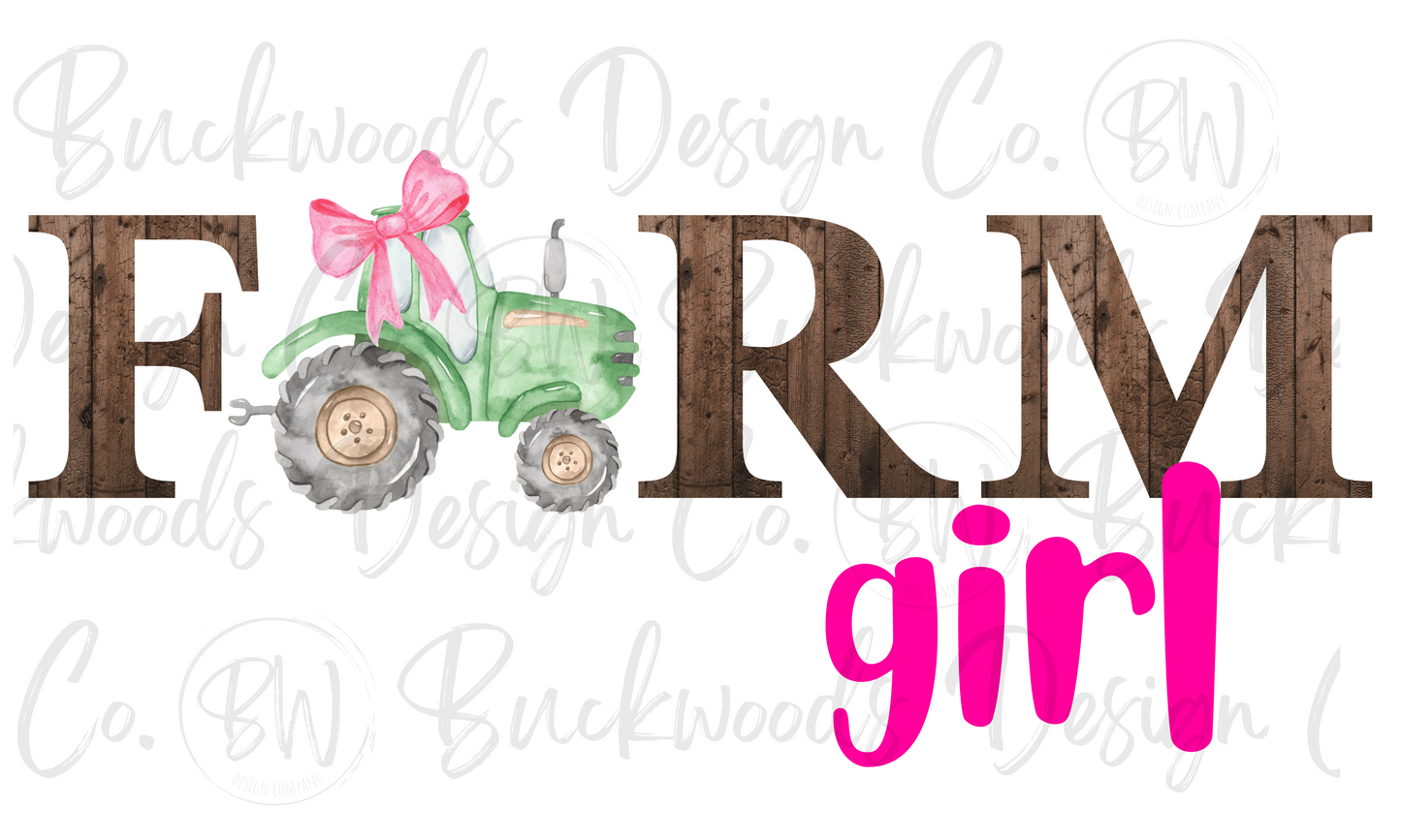 Farm Girl Digital Download PNG