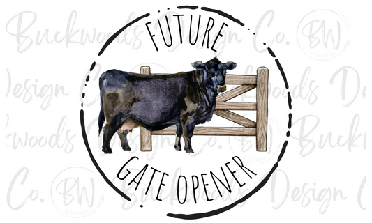 Future Gate Opener Cattle Rancher Digital Download PNG