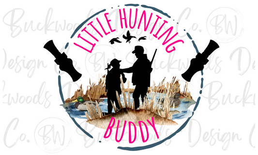 Little Hunting Buddy Duck Hunting Digital Download PNG