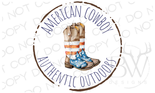 American Cowboy Digital Download PNG