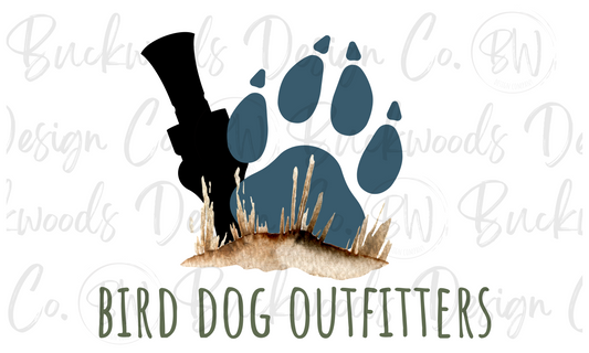 Bird Dog Outfitters Logo Duck Hunting Digital Download PNG