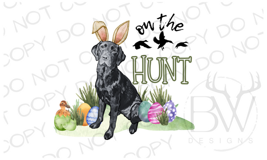 On the Hunt Easter Duck Hunting Digital Download PNG