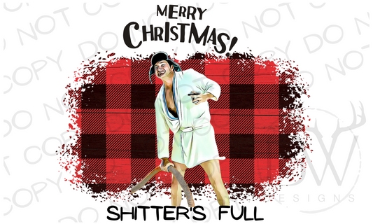 Shitter's Full Cousin Eddie Christmas Family Vacation Digital Download PNG