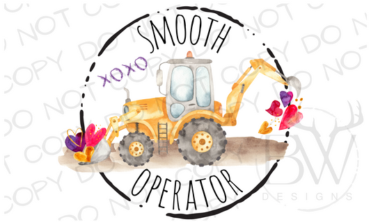 Smooth Operator Valentine's Day Construction Digital Download PNG