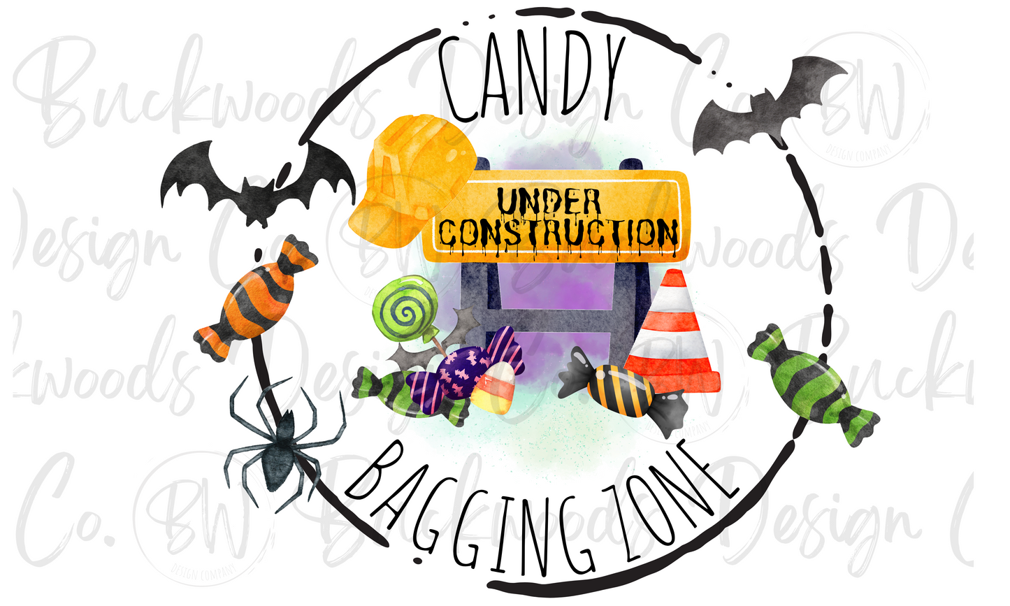 Construction Halloween Digital Download PNG