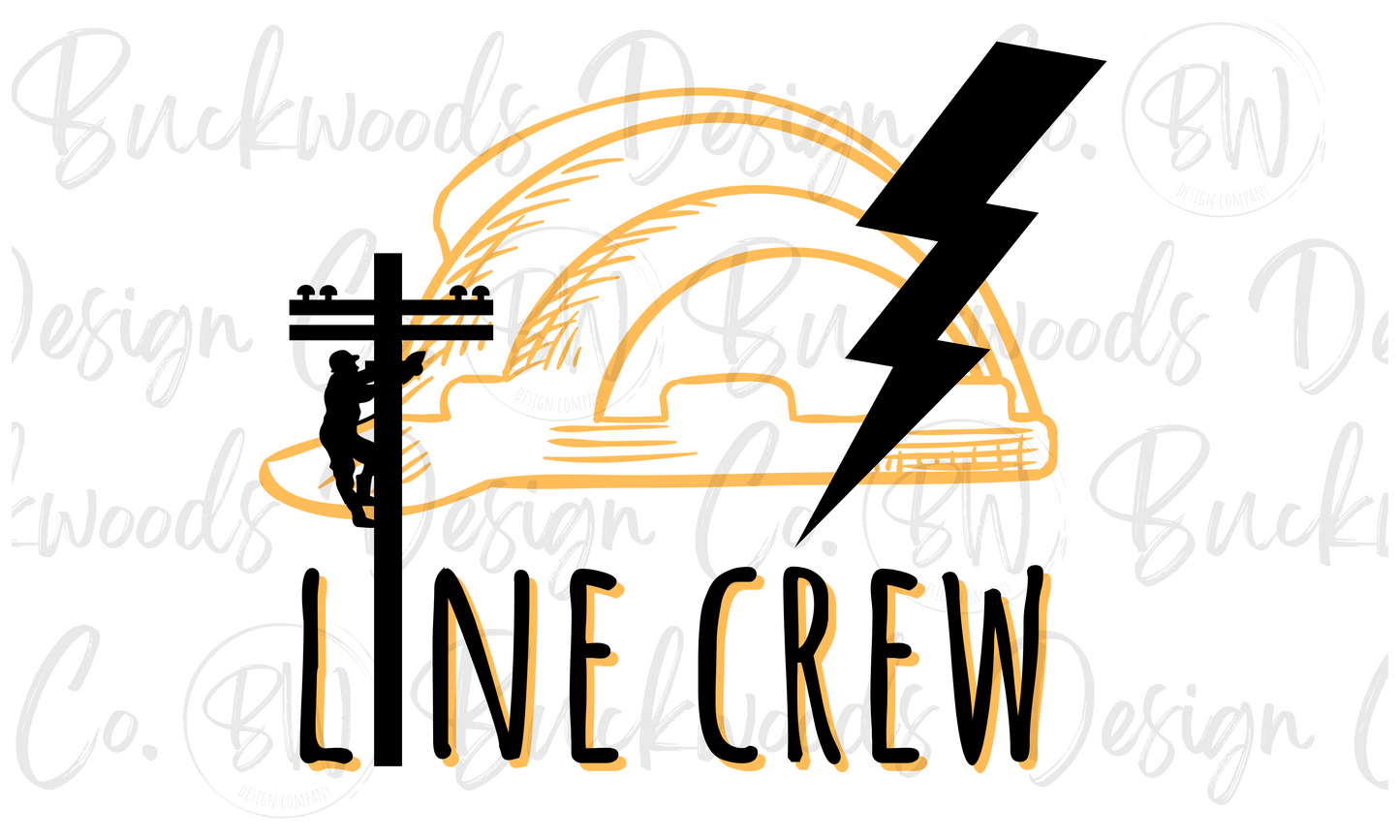 Line Crew Lineman Digital Download PNG