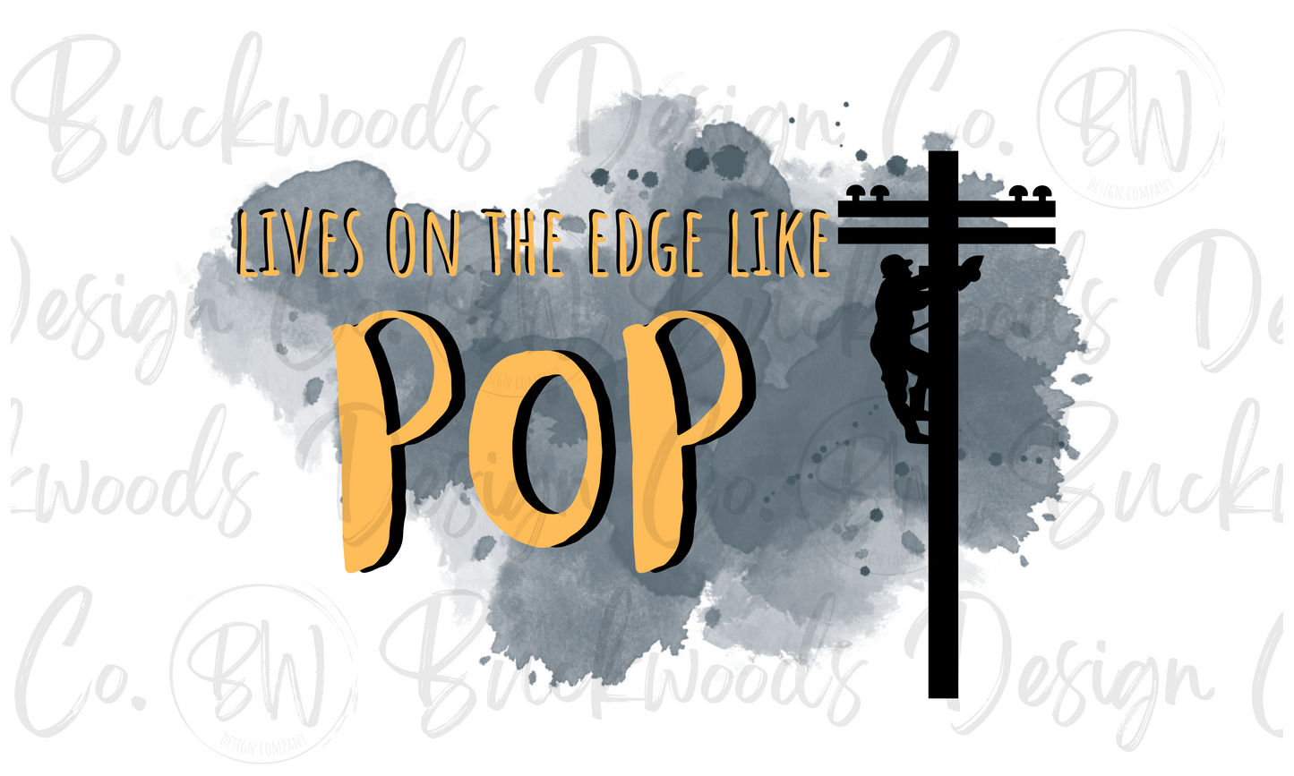 Lives on the Edge Like Pop Digital Download PNG