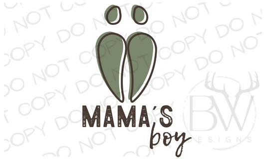 Mama's Boy Deer Hunting Digital Download PNG