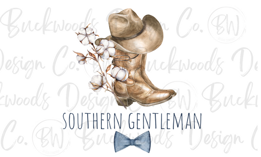 Southern Gentleman Digital Download PNG