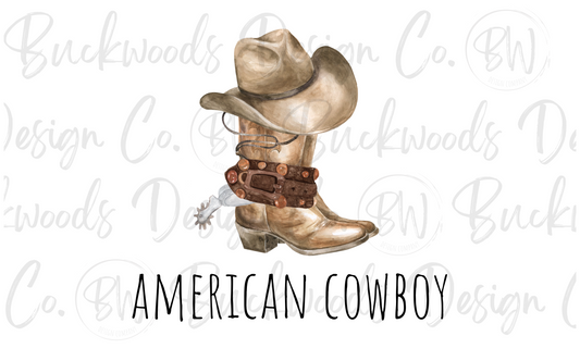 American Cowboy Digital Download PNG