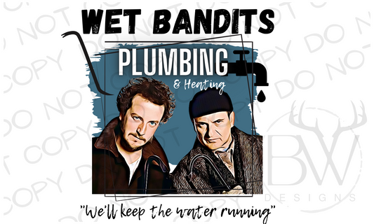 Wet Bandits Home Alone Digital Download PNG