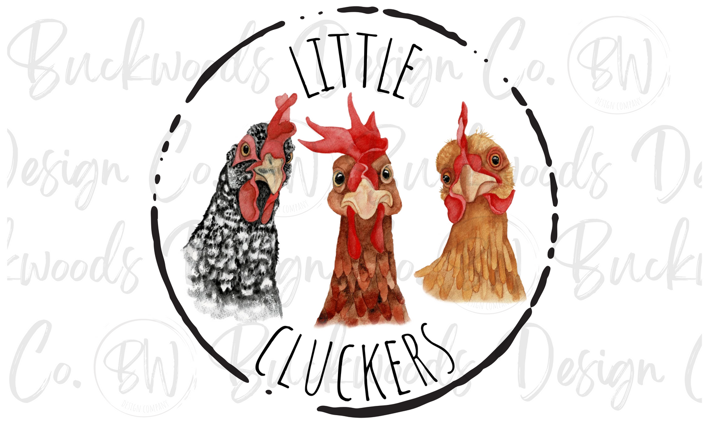 Little Cluckers Chicken Digital Download PNG
