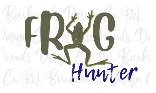 Frog Hunter Frog Hunting Digital Download PNG