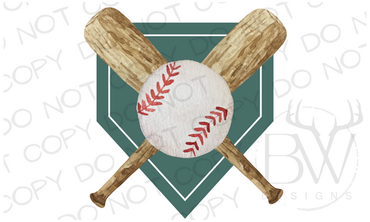 Baseball Logo Digital Download PNG