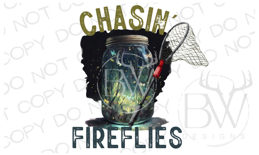 Chasin' Fireflies Summer Digital Download PNG