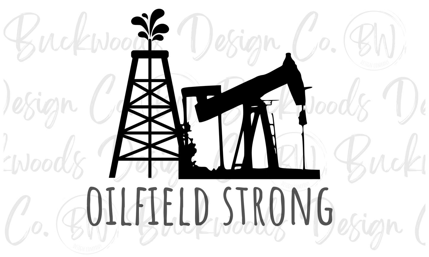 Oilfield Strong Oilman Digital Download PNG