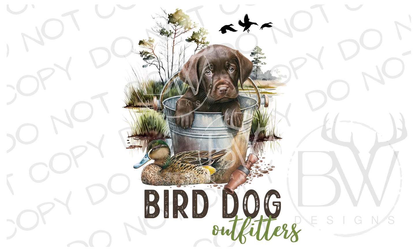 Bird Dog Outfitters Duck Hunting Digital Download PNG