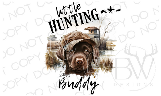 Little Hunting Buddy Duck Hunting Digital Download PNG