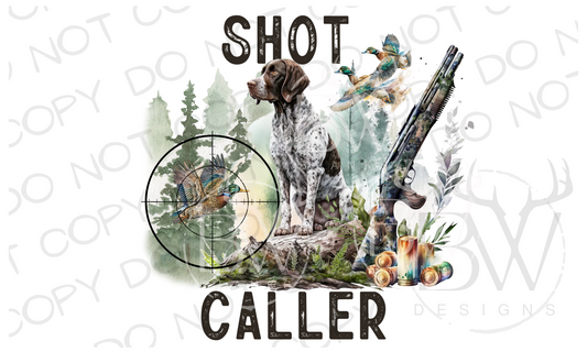 Shot Caller Duck Hunting Digital Download PNG