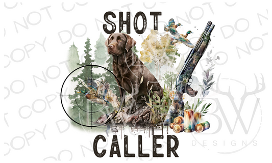 Shot Caller Duck Hunting Digital Download PNG