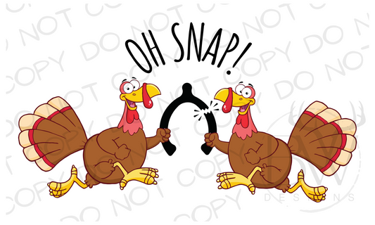 Oh Snap Funny Thanksgiving Digital Download PNG